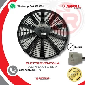 Ventilatore Aspirante Ventola Assiale Spal VA18-AP10/C-41A 12v Diametro 385mm - Foto 1 di 5