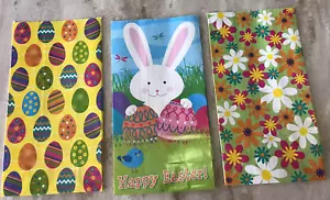 Sacchetti di carta regalo trattamento pasquale uova coniglio fiori vacanza cucina casa 11"x6"" NUOVI - Foto 1 di 5