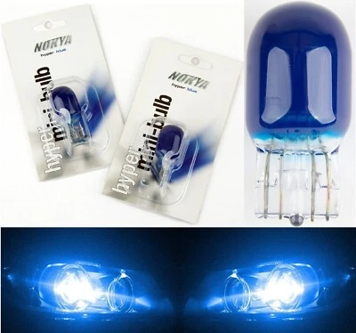 Nokya 7440 Nok5215 21W Blue Two Bulbs Rear Turn Signal Light Replacement Lamp - Image 1 of 4