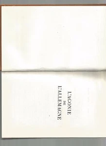 L' AGONIE DE L ALLEMAGNE  1944 - 1945 - GEORGES BLOND - Foto 1 di 1