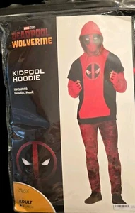 Spirit Halloween Adult Kidpool Hoodie - Deadpool & Wolverine Sizes Vary - Picture 1 of 3