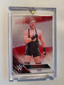 Jack Swagger 2016 Topps WWE Then Now For Blank Back Proof #124 Card 1/1 with COA - Picture 1 of 3