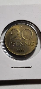 DDR 20 pfennig 1980 UNC - Picture 1 of 2