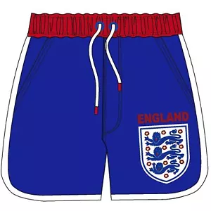 Mens/Boys England Football Swimming Shorts Swim Short Blue Size S, M, L, XL - Picture 1 of 2