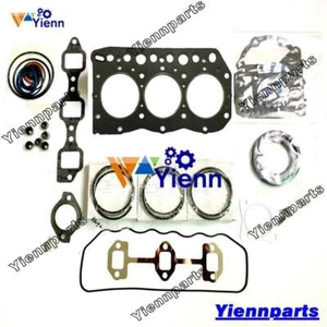 3D75-2 3D75N Overhaul Gasket Kit Piston Ring Set For Yanmar 855 856 Tractor - Picture 1 of 3