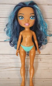 Large Doll Rainbow High Blue Skyler Bradshaw 14" Tall Nude Blue Long Hair - Picture 1 of 5
