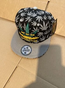 Cappellino da baseball piatto Cannabis Weed Snapback Marijuana - Foto 1 di 5