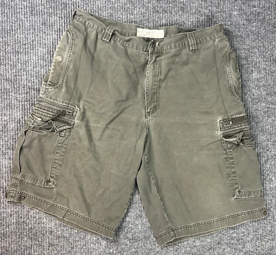 Pantalones Cortos Lee De Colección Para Hombre 36 Verde 11" Carga Buddy Lee Probado Ruso Foto 1 de 4