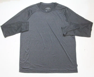 Camiseta grande gris selva tropical manga larga para hombre top nailon poliéster spandex 1148 Foto 1 de 4