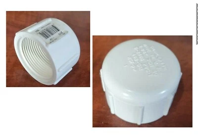 CHARLOTTE (1) PVC 1- 1/4 inches NSF-PW Cap 1 and 1/4 in. Female Pipe Threaded SCH-40 USA