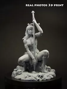 Figura de Resina. Xena. La Princesa guerrera. Escala 1/10. Impresa en 3D. - Imagen 1 de 9