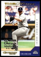 2003 DONRUSS TEAM HEROES JASON JENNINGS 178 MINT CHICAGO COLLECTION /5 ROCKIES