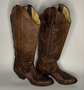 Panhandle Slim Women's sz 8B Western Tall Boots Shoes Soft Well Loved Leather