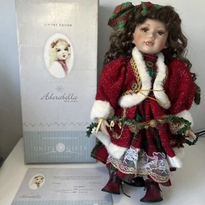 Adorabella Porcelain Doll Christabelle Limited Edition 104 of 400 Stand and Box - Picture 1 of 24