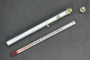 Vintage Weksler Thermometer New York USA Metallgehäuse gut gemacht Fahrenheit... - Bild 1 von 8