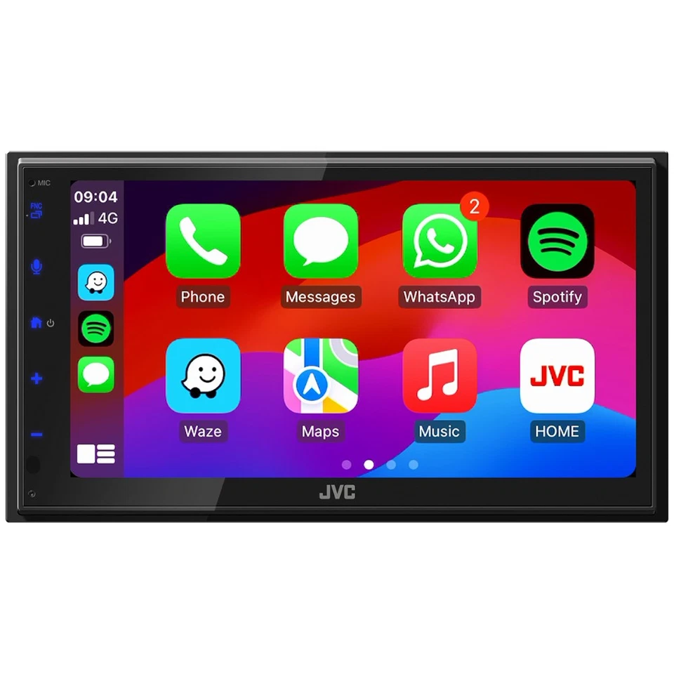JVC KW-M695DBW 2-DIN Autoradio mit DAB+, Wireless Apple CarPlay & Android Auto - Bild 1 von 4