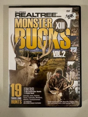 Bill Jordan's Realtree Monster Bucks XIII, Vol. 2 DVD Very Good Condition. Hunt - Image 1 of 3