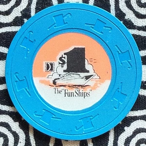 Dakota Territory Saloon $1 Deadwood, South Dakota Gaming Poker Casino Chip V1102 - Bild 1 von 2