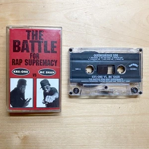 The Battle for Rap Supremacy - KRS-One Vs MC Shan RARE Cassette 1996 PLAY TESTED - Picture 1 of 4