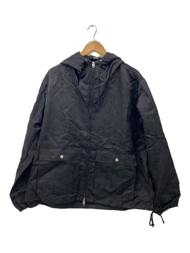 GUCCI Jacket 44 Nylon BLK Modello Allover 657792 Gucci Off The Grid Giacca con Cappuccio