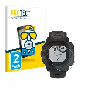 2x Anti-Reflets Protection Ecran pour Garmin Instinct Tactical Edition Film - Afbeelding 1 van 7