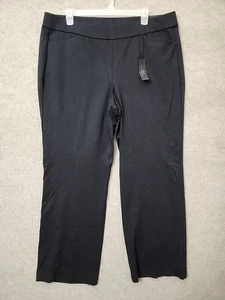 Lane Bryant Classic Trouser Ponte Strick Pull On Hose Damen 22 24 lang schwarz NEU - Bild 1 von 8