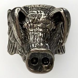 G S 80’s Vintage Wings Pig Hog Ring US Size 10 1985 - Picture 1 of 7