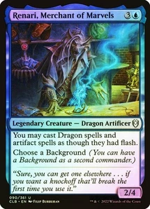 Renari, Merchant of Marvels FOIL - 090/361 - Uncommon  Commander Legends CLB MTG - Picture 1 of 1