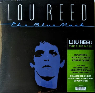 Lou Reed Blue Mask LP vinyl Europe Rca 2017 Remastered under Lou's direct - Image 1 of 2