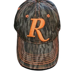 Remington Ball Cap Orange & Camouflage Adjustable Hat OSFM Hunter - Picture 1 of 9