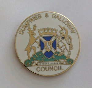 Dumfries & Galloway Council Enamel Pin Badge - Picture 1 of 4