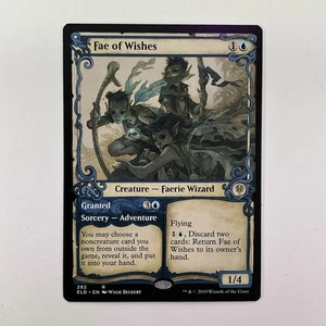 MTG Fae Of Wishes (282) *Non-Foil Showcase* Throne Of Eldraine MT/NM Comb Ship - Picture 1 of 3