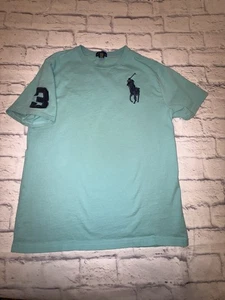 Camiseta Polo Ralph Lauren Niños XL (18-20) Turquesa - Pequeña MANCHA en el brazo - Imagen 1 de 6