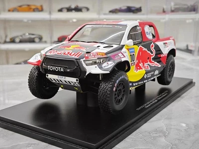 Spark 1:18 Toyota Hilux #200 Race Car 2023 Dakar Rally Simulation Resin Model - Image 1 of 4
