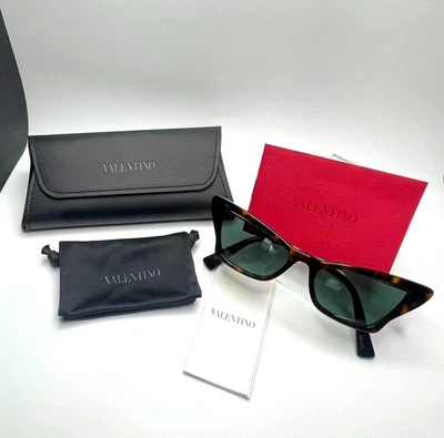 VALENTINO Sunglasses VA4062 5002/71 Brown Tortoise Gold 53-17-140 3N AUTHENTIC - Image 1 of 4