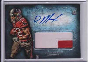 Parche de autógrafos Topps Inception Doug Martin 2012 novato - Imagen 1 de 1