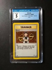 Brock Holo 15/132 CGC 5, Gym Heroes, Pokemon, 2000 (Graded, PSA Comp)