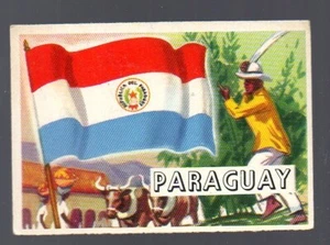 Flags of the World Card # 57 - TOPPS (1956) Paraguay - Picture 1 of 2