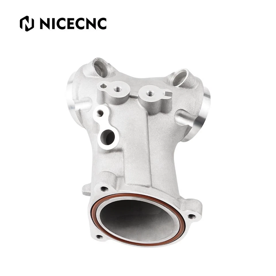 Entrada de aire 57 mm para colector de culata M8 de 55 mm para Harley Touring Electra Glide Foto 1 de 4