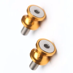 Gold XP 8MM Racing Swingarm Spools Kit For GSX-R125 GSX-S125 18 19 20 21 22 23 - Foto 1 di 5