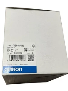 CJ2M-CPU33 Neu Versiegelt Omron PLC Analog Module CJ2M-CPU33 - Picture 1 of 2