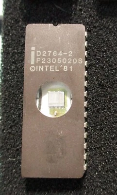 Intel 200ns NMOS UV Erasable 64K-Bit HMOII-E Programmable 28-Pin EPROM D2764-2 - Image 1 of 2