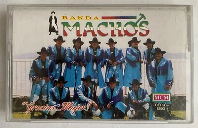 BANDA MACHOS - GRACIAS MUJER - 1994 MEXICAN TAPE ALBUM, BANDA - Image 1 of 4
