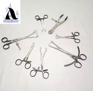Knochenabbauzange halten arretieren chirurgische orthopädische Instrumente 7 Stück - Bild 1 von 4