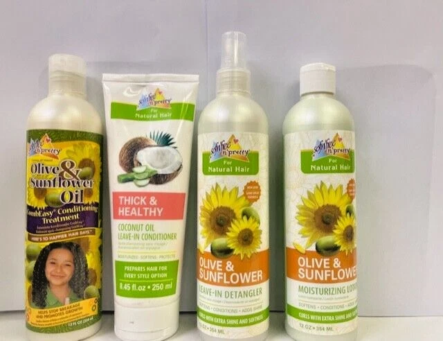 SOF N FREE N PRETTY OLIV UND SONNENBLUMEN HAARPFLEGEPRODUKTE FÜR KINDER - SCHNELLER UK-VERSAND