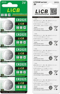 5x Lithium Battery Remote Watch Calculator Key Fob Thermometer Game CR2025 3V NW - Picture 1 of 4