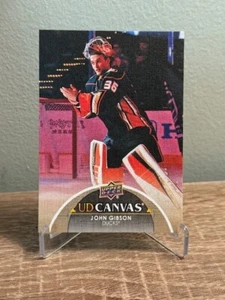 John Gibson #C124 Anaheim Ducks 2021-22 Upper Deck UD Canvas - Imagen 1 de 2