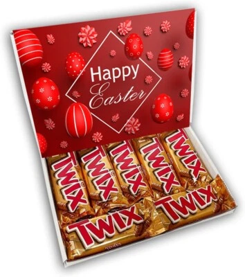 Twix Milk Chocolate Bars Gift Box Hamper Easter Present Personalised - Image 1 of 3