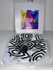 New! 9” French Bull Salad Plates 4 Piece Set - Black And White