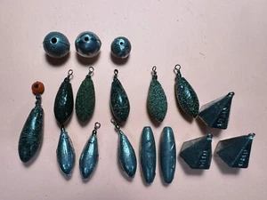 ESTUAR SET JOB LOT 17 Assorted Weights, Bass And Trout - Bild 1 von 3